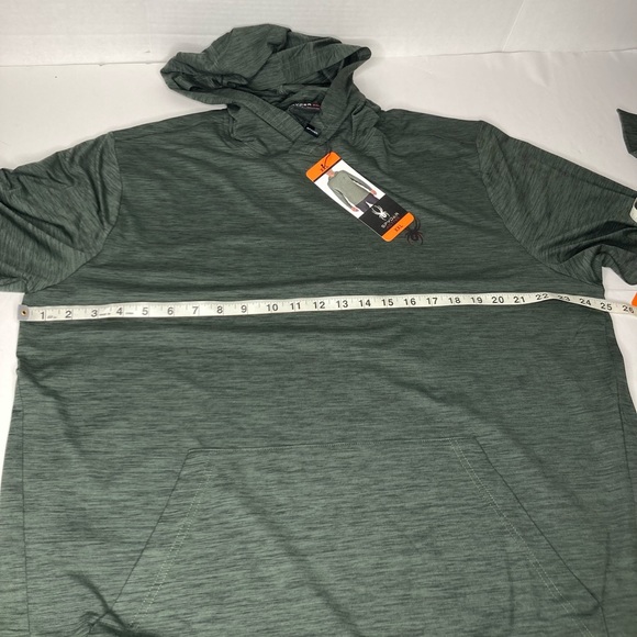 Spyder Active Men’s Hooded sweatshirt Green 2XL NWT moisture wicking - Picture 4 of 7
